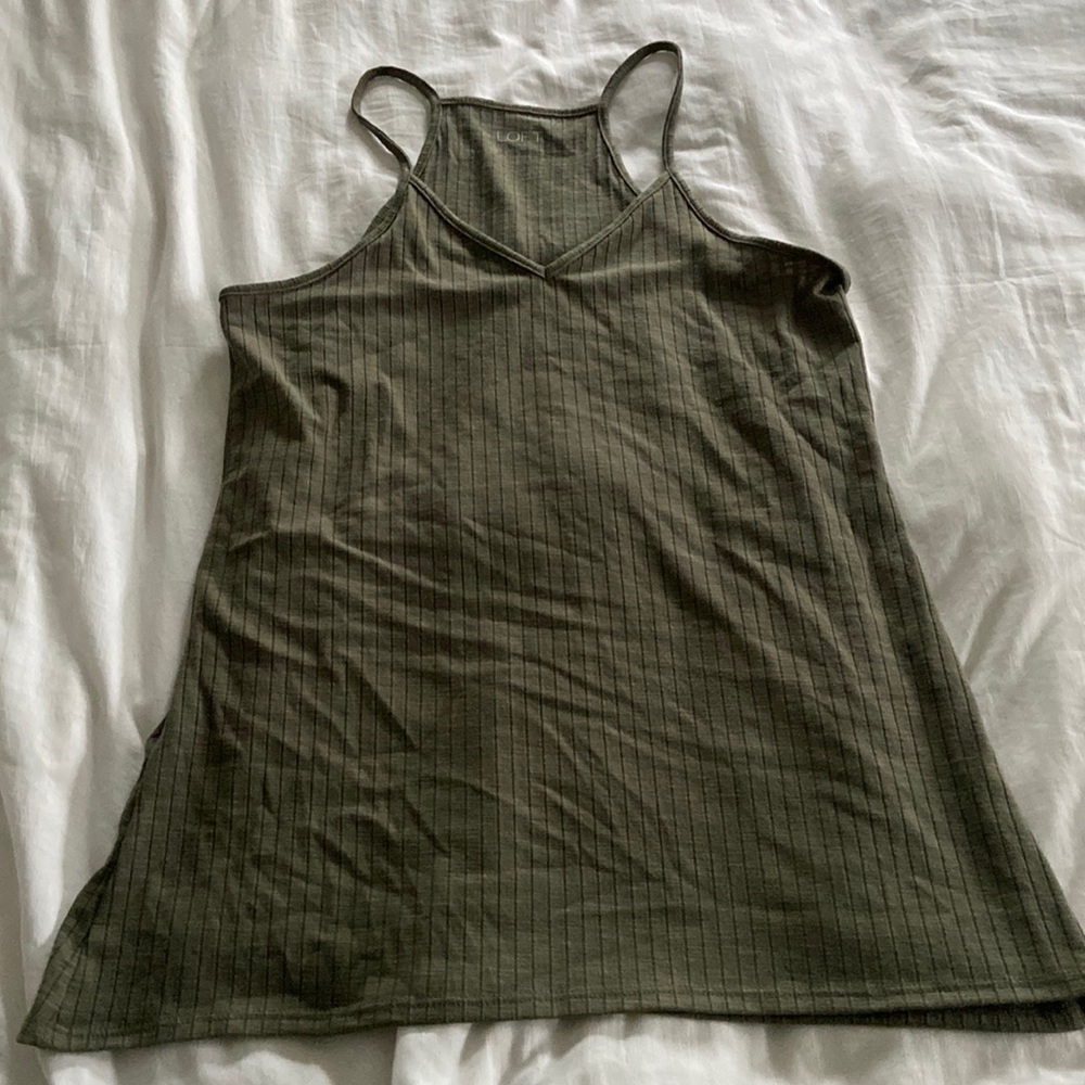 Green tank top